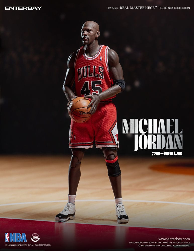 NBA Collection Vero Capolavoro Actionfigure 1/6 Michael Jordan I'm Back Edizione Limitata 30 cm