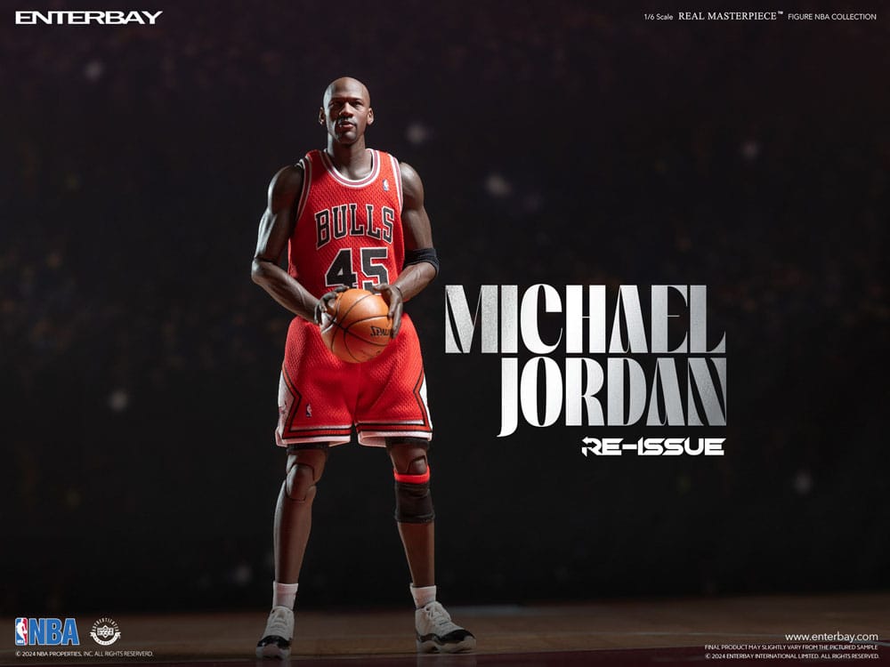 NBA Collection Vero Capolavoro Actionfigure 1/6 Michael Jordan I'm Back Edizione Limitata 30 cm