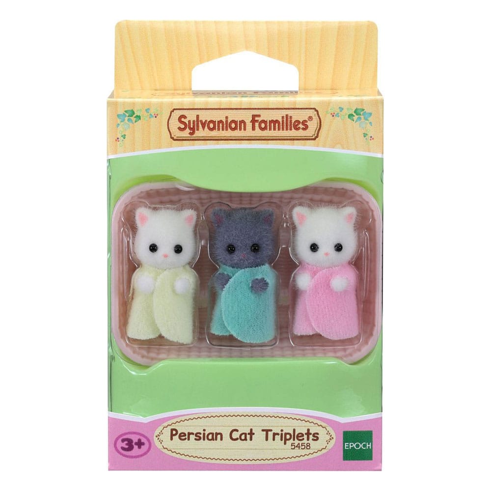 Sylvanian Families: Persian cats triplets figure 2 cm