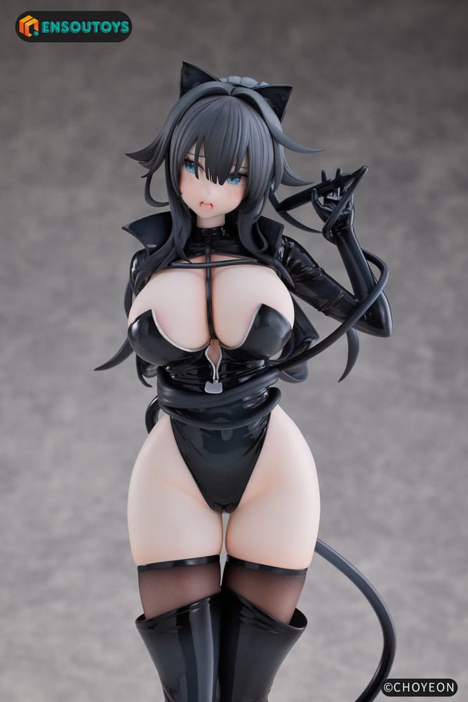 K Pring Original Character Statue 1/6 Cat Woman Happy-chan 27 cm