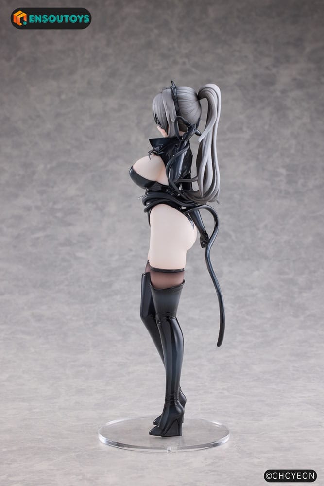 K Pring Original Character Statue 1/6 Cat Woman Happy-chan Different Color Edition 27 cm