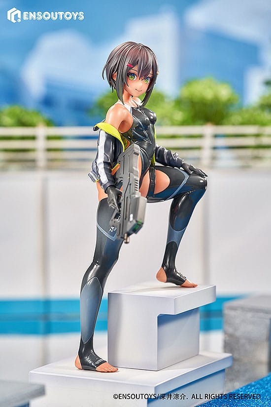 Statua di Arms Note 1/7 Swim Team Bucho-chan 22 cm