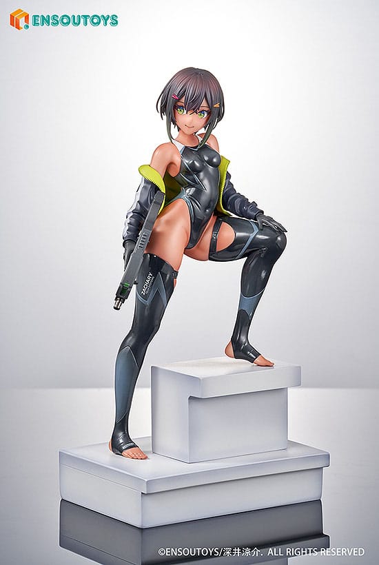 Statua di Arms Note 1/7 Swim Team Bucho-chan 22 cm