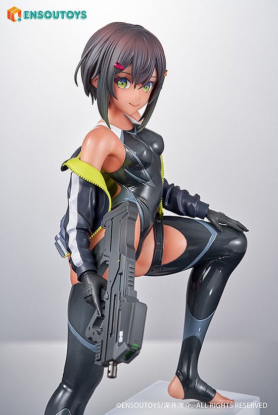 Statua di Arms Note 1/7 Swim Team Bucho-chan 22 cm