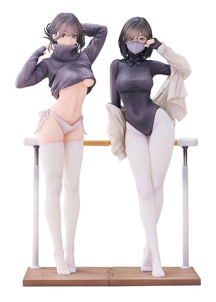 Original Character Statue 1/7 MeiMei Guitar &amp; Shokyu Sensei's Dance Lesson 24cm