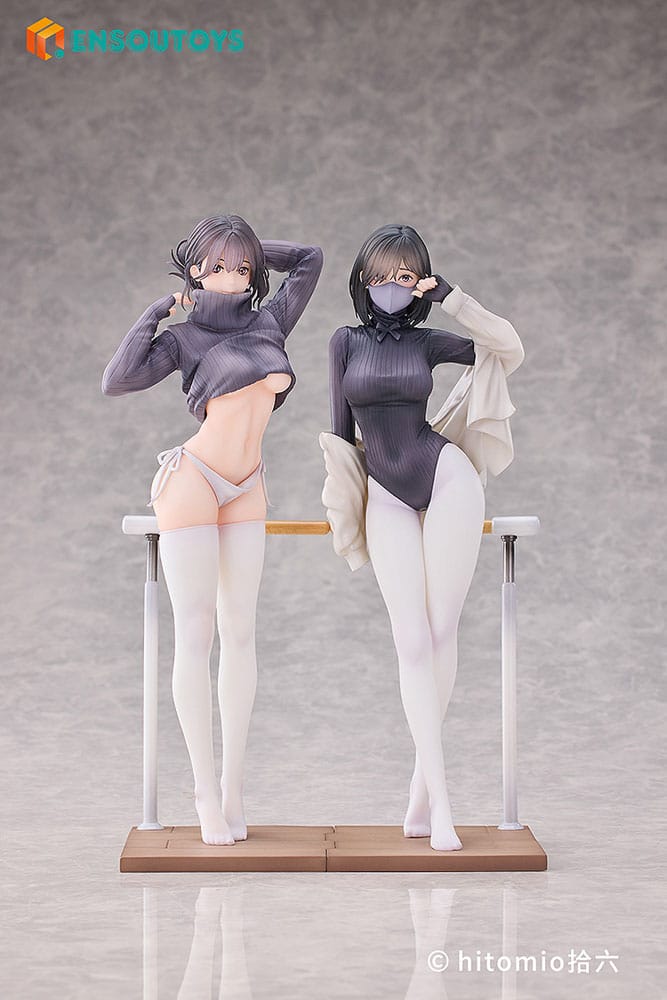Original Character Statue 1/7 MeiMei Guitar &amp; Shokyu Sensei's Dance Lesson 24cm