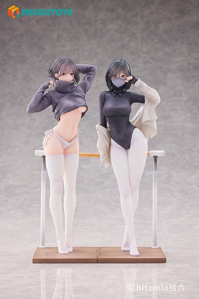 Original Character Statue 1/7 MeiMei Guitar &amp; Shokyu Sensei's Dance Lesson 24cm