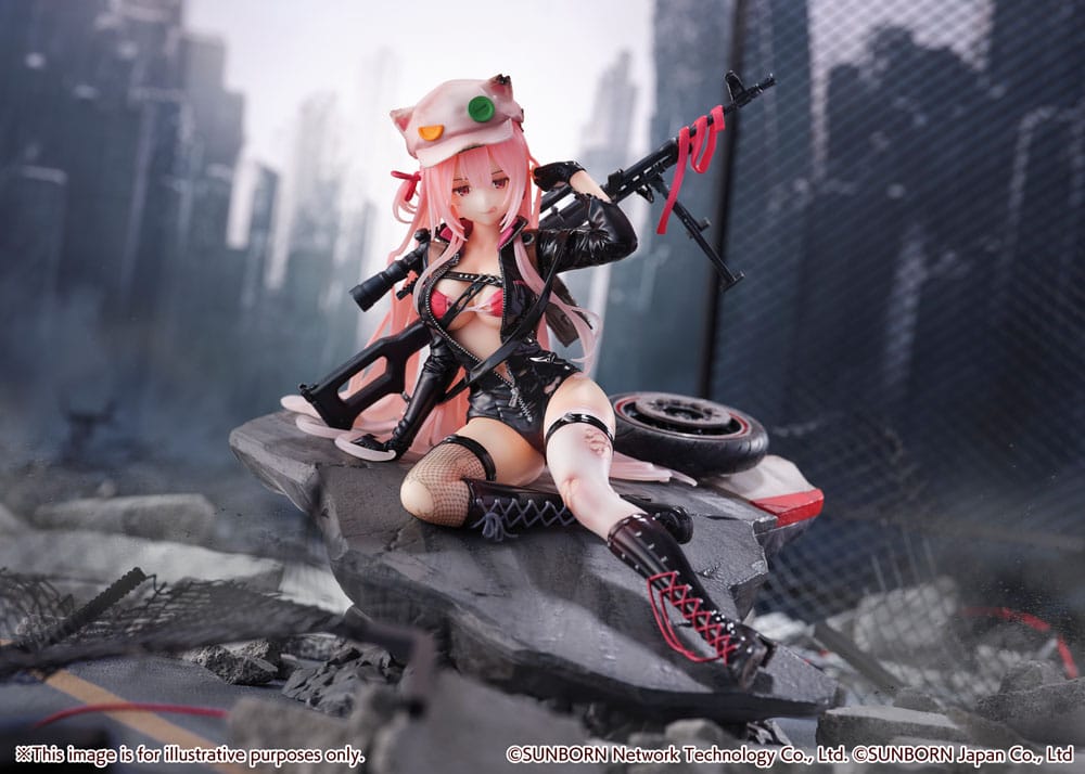 Statua in PVC Girls' Frontline SHIBUYA SCRAMBLE FIGURE 1/7 UKM-2000 Gale Lightning -Versione ferita- 20 cm
