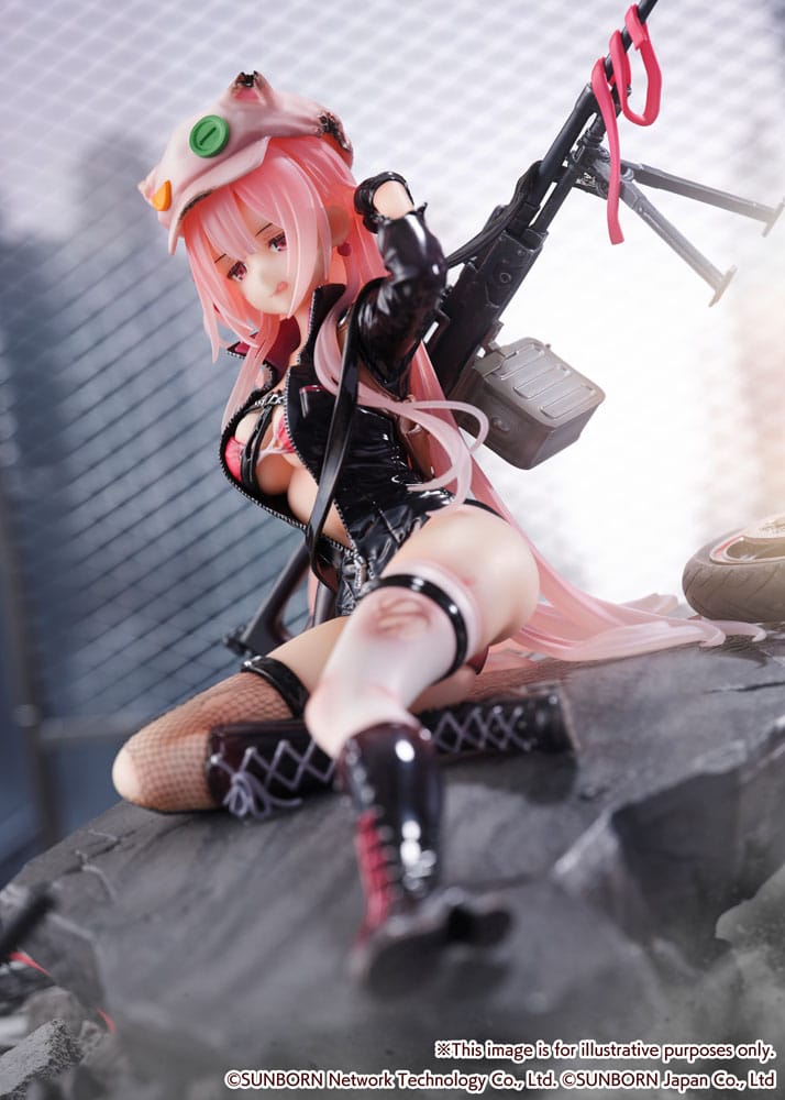 Statua in PVC Girls' Frontline SHIBUYA SCRAMBLE FIGURE 1/7 UKM-2000 Gale Lightning -Versione ferita- 20 cm