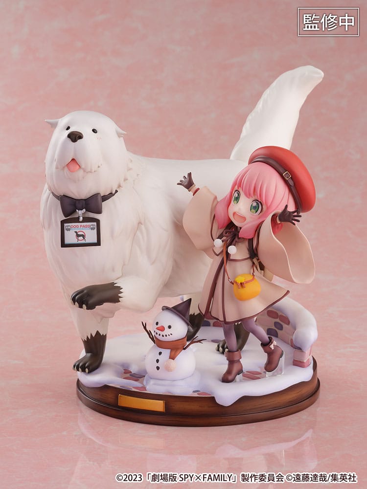 Spy x Family The Movie: Code White SHIBUYA SCRAMBLE FIGURE PVC Statue 1/7 Anya Forger &amp; Bond Forger 20 cm