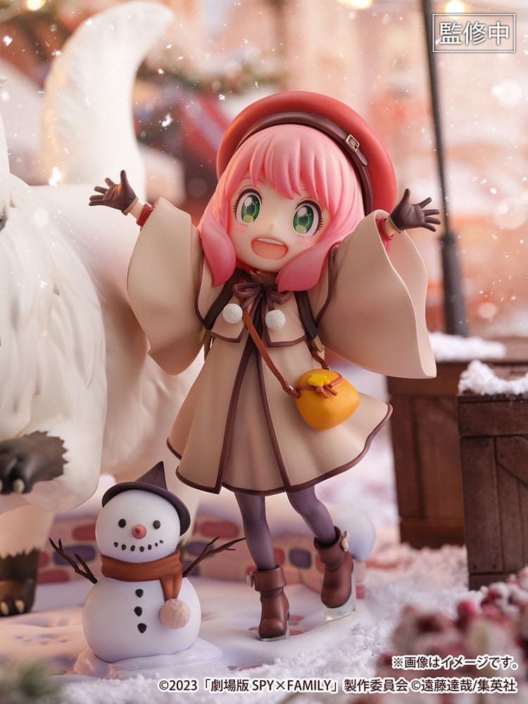 Spy x Family The Movie: Code White SHIBUYA SCRAMBLE FIGURE PVC Statue 1/7 Anya Forger &amp; Bond Forger 20 cm