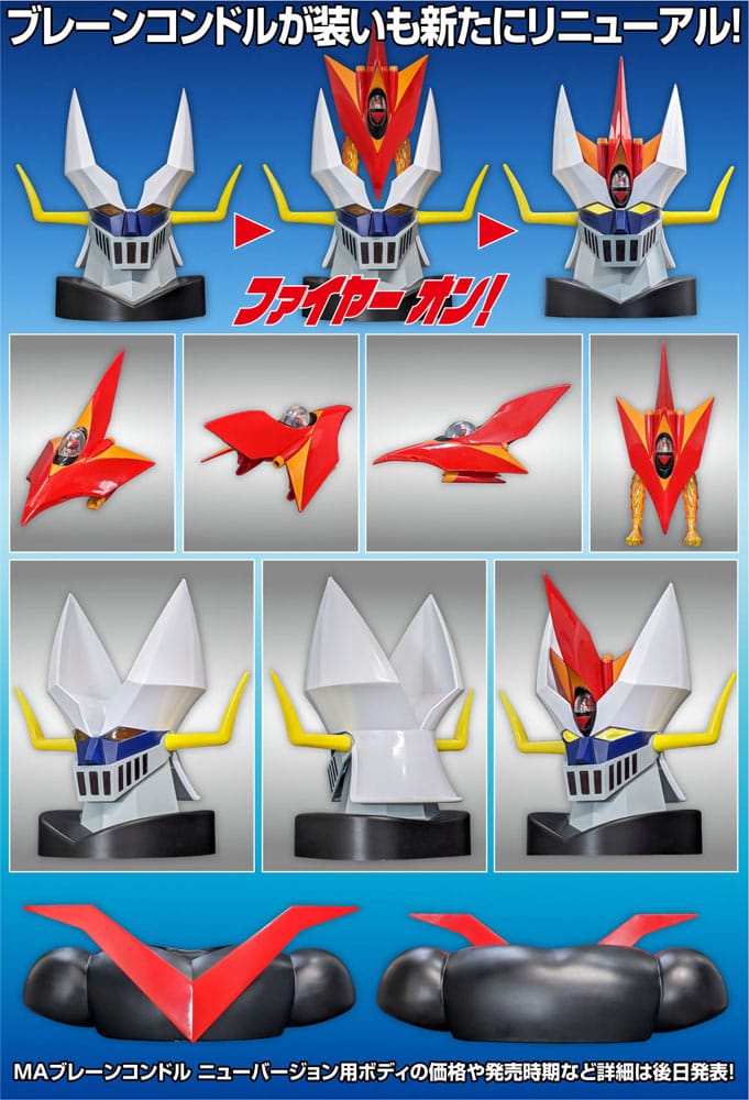 Mazinger Z Figure Metal Action Brain Condor Renewal Ver. 14 centimetri