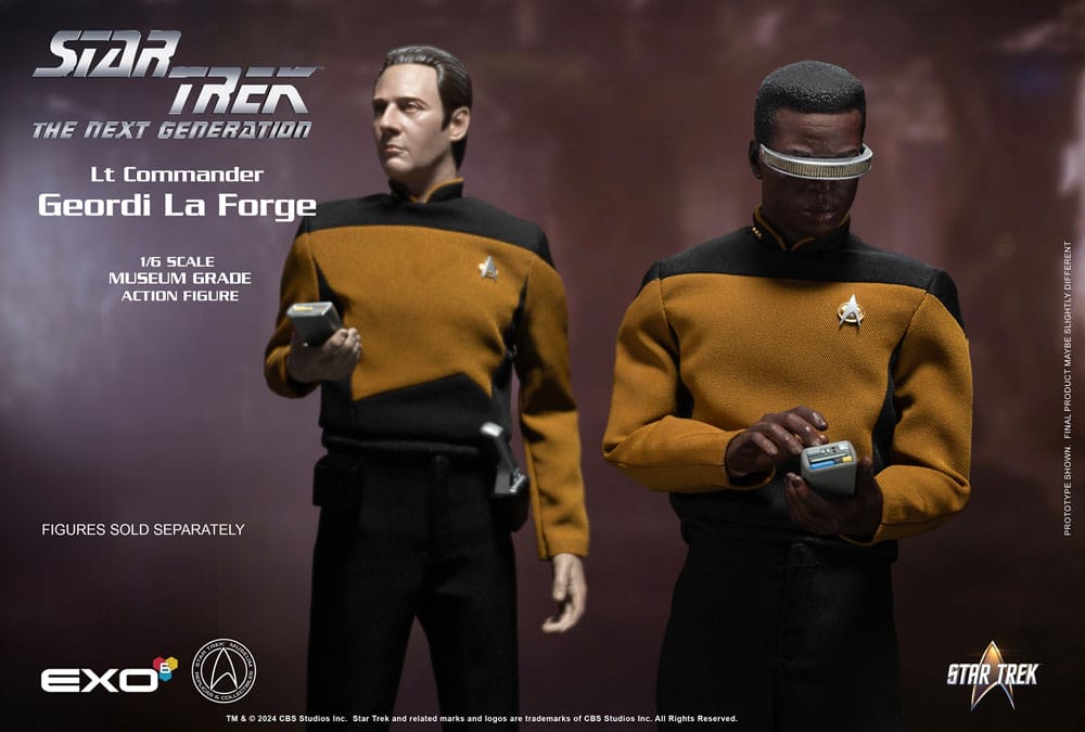 Star Trek: The Next Generation Action Figure 1/6 Lt. Commander Geordi La Forge (Essentials Version) 28 cm