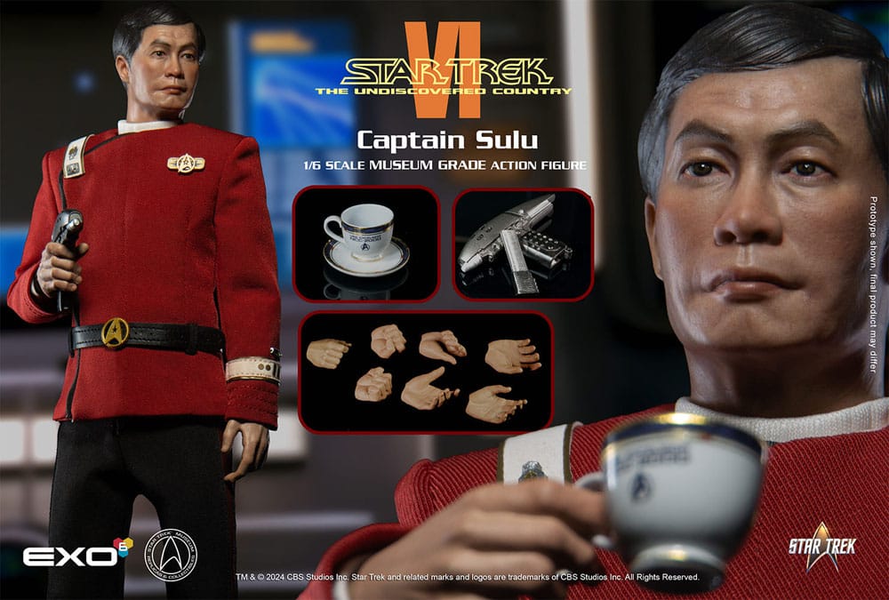 Star Trek VI: The Undiscovered Country Action Figure 1/6 Captain Hikaru Sulu 28 cm