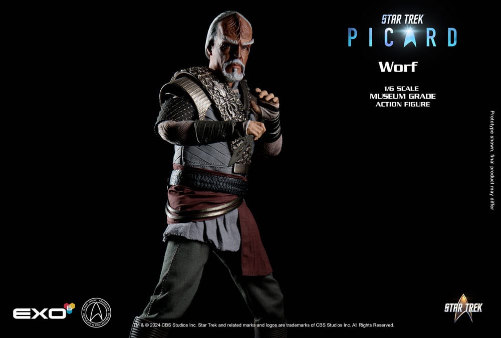 Star Trek: Picard Action Figure 1/6 Worf 30 cm