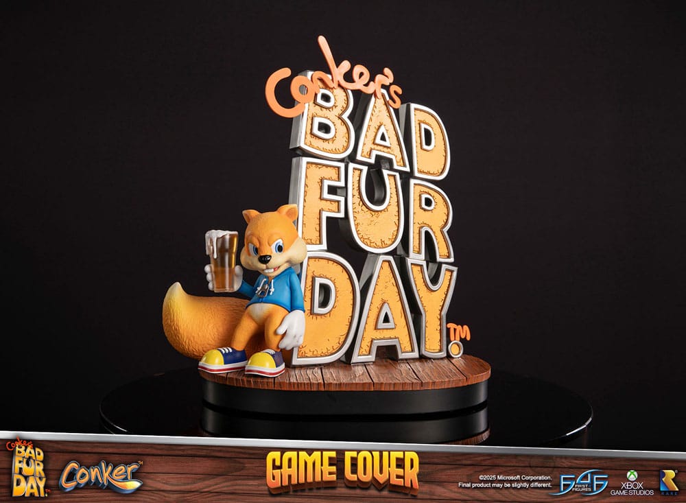 Conker´s Bad Fur Day Statue Game Cover Exclusive Edition 45 cm