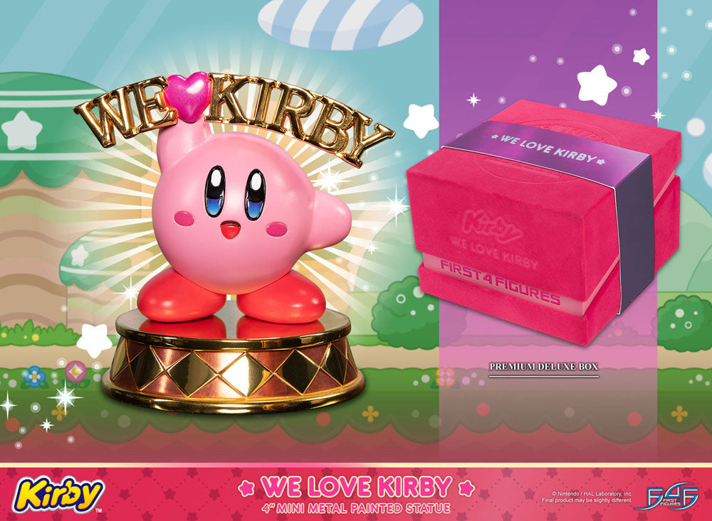 Statua pressofusa Kirby We Love Kirby 10 cm