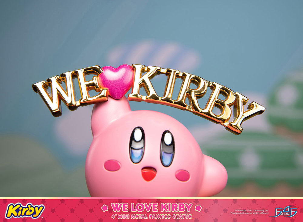 Statua pressofusa Kirby We Love Kirby 10 cm