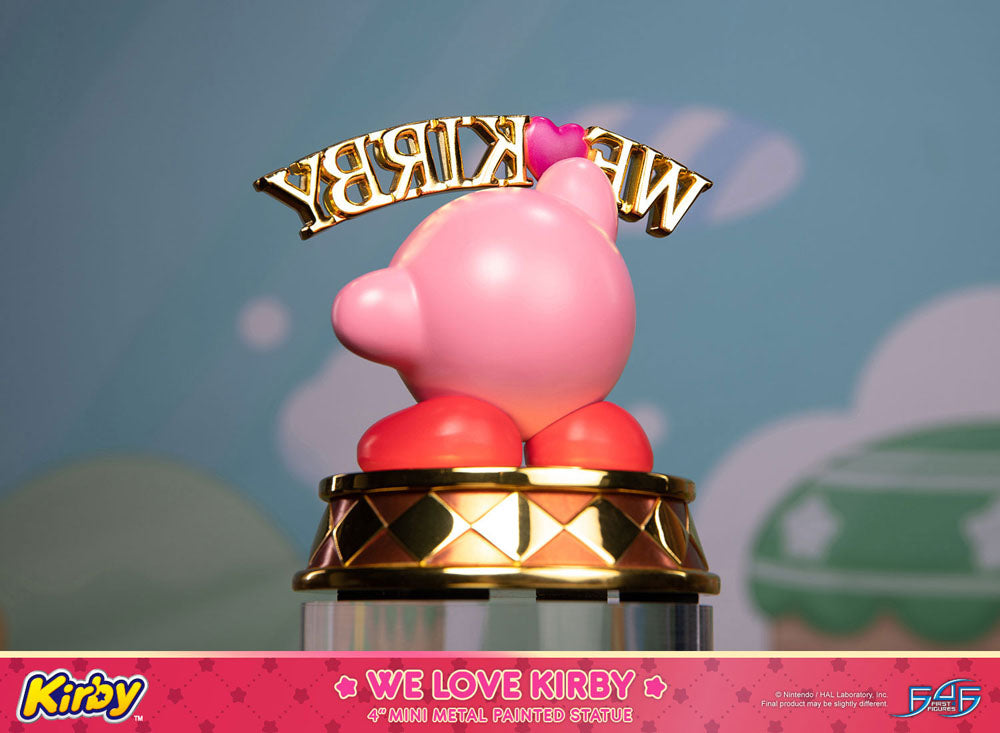 Statua pressofusa Kirby We Love Kirby 10 cm