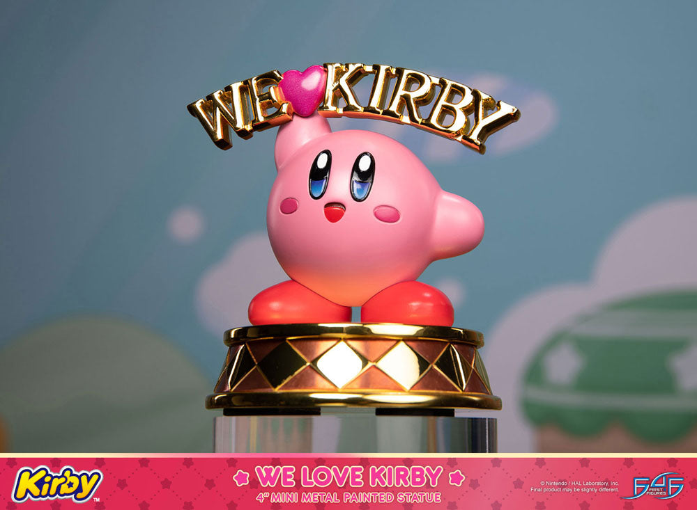 Statua pressofusa Kirby We Love Kirby 10 cm