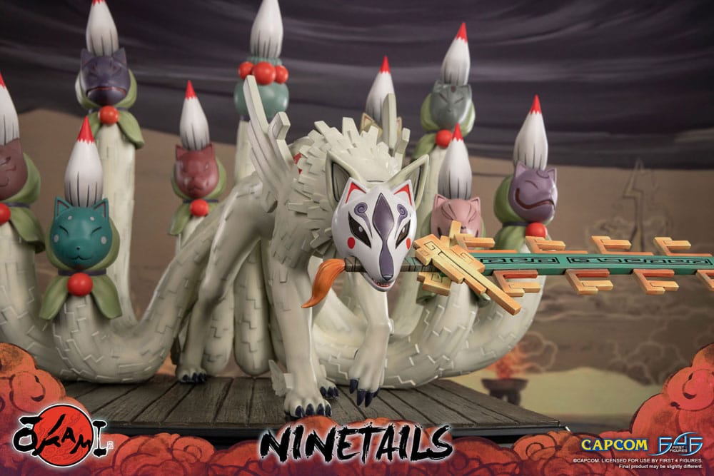 Okami Statue Ninetails 51 cm