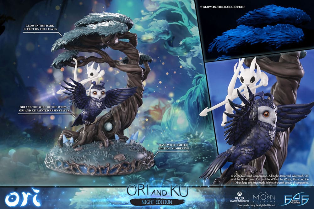 Ori and the Will of the Wisps Statue Ori and Ku Night Ver. 38cm
