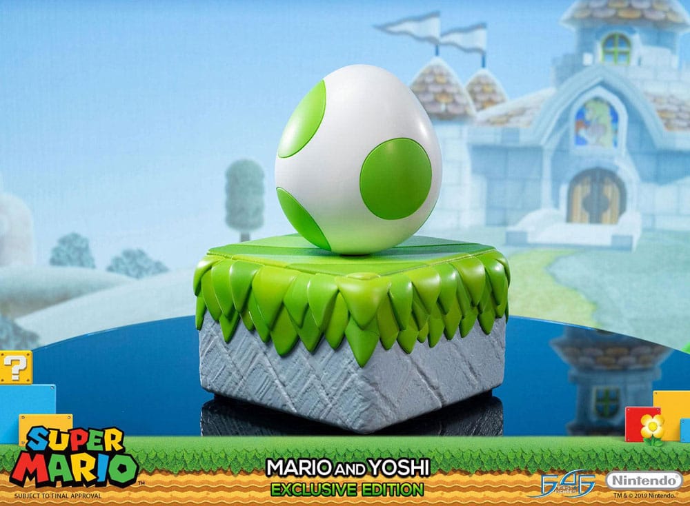 Super Mario Statue Mario & Yoshi 48 cm