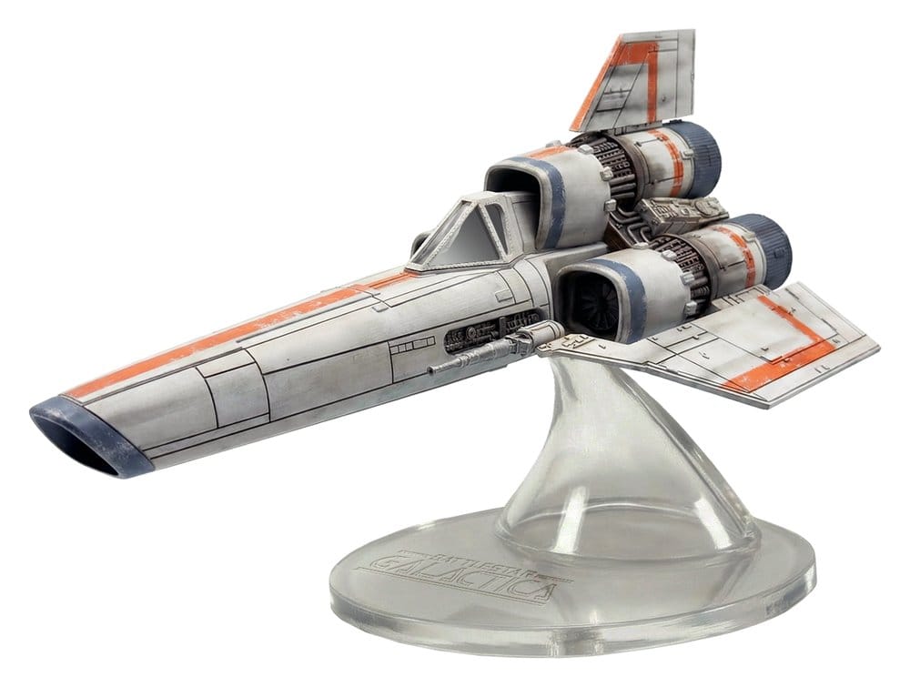 Battlestar Galactica Action Figure with Vehicle Colonial Viper Mk & Lieutenant Boomer