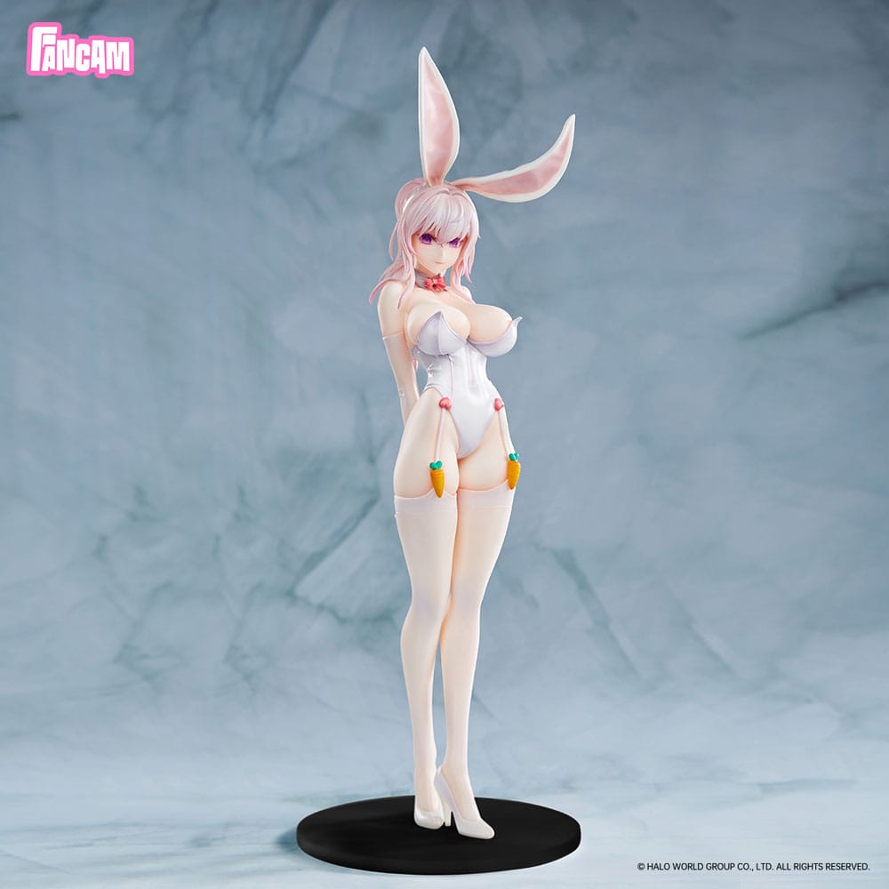 Statua in PVC originale 1/6 Bunny Girls Bianca 34 cm