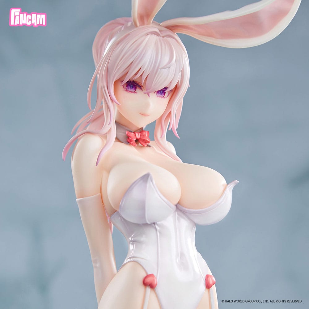 Statua in PVC originale 1/6 Bunny Girls Bianca 34 cm