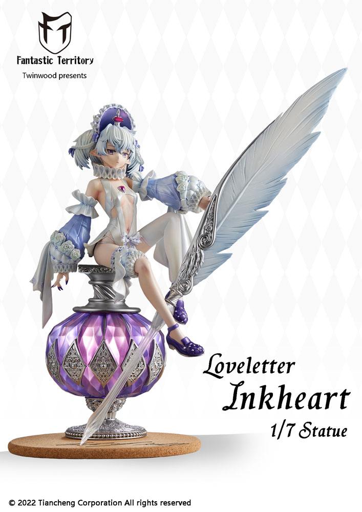 Statua Bungaku Shoujo in PVC Cuore d'inchiostro 33 cm