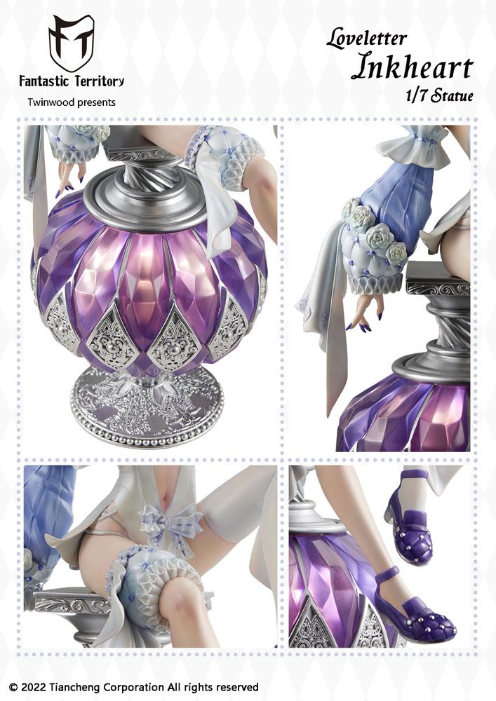 Statua Bungaku Shoujo in PVC Cuore d'inchiostro 33 cm