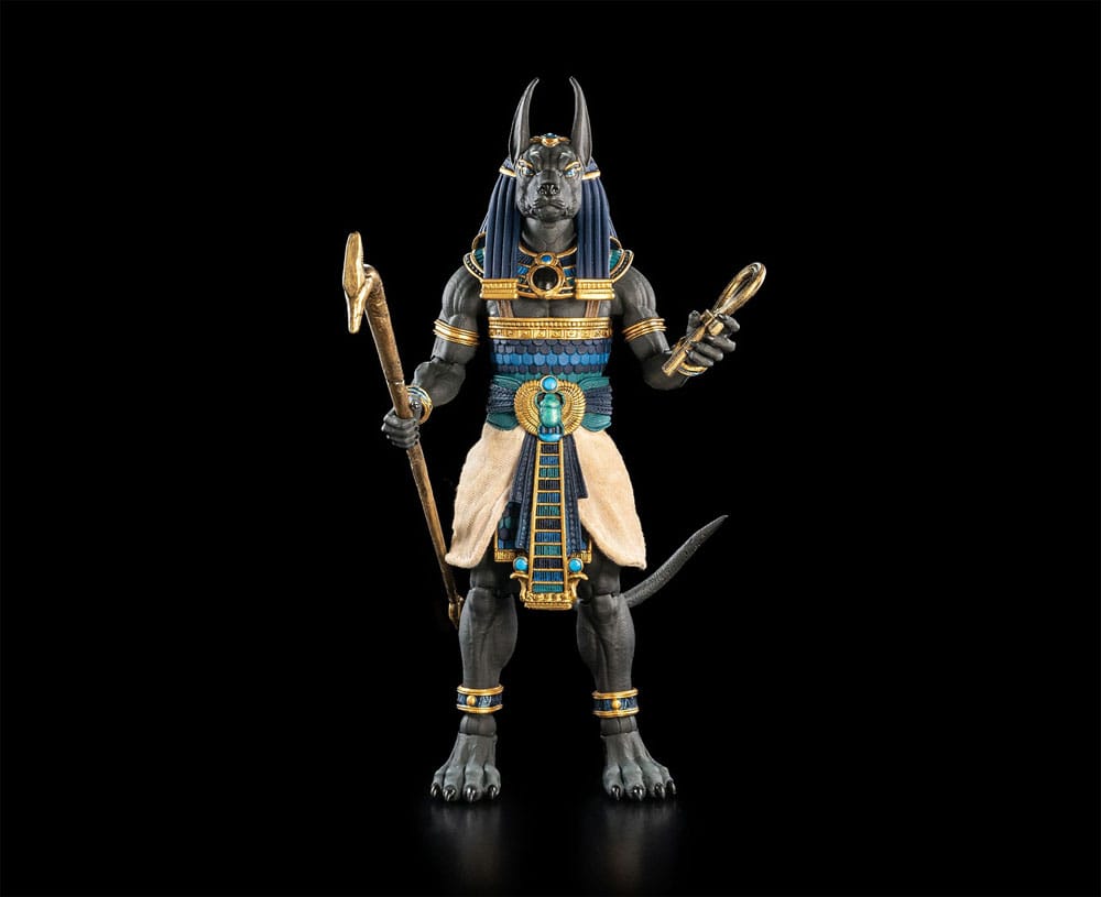Obscura Figure Actionfigur Anubis Nero e Blu