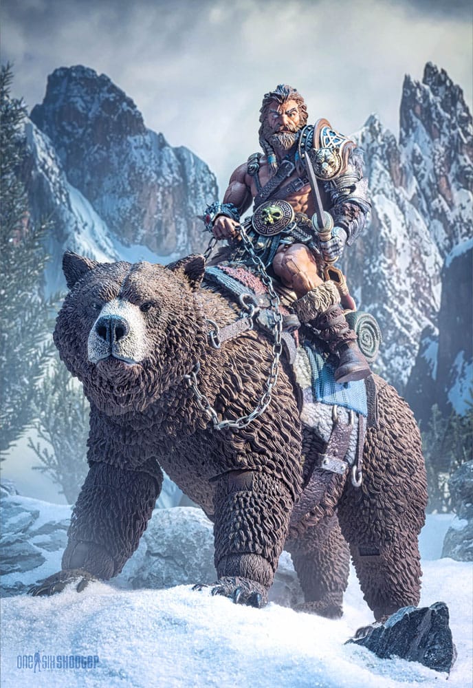 Mythic Legions: Rising Sons Actionfigur Bodvar (Cavalcatura Orso) 15 cm