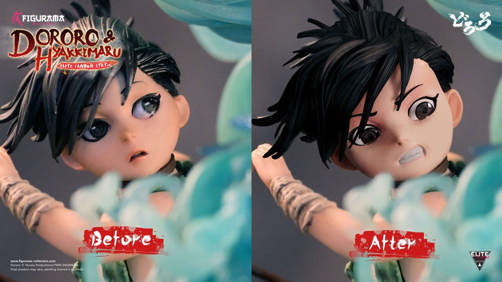 Dororo Elite Fandom Diorama 1/6 Dororo e Hyakkimaru 48 cm