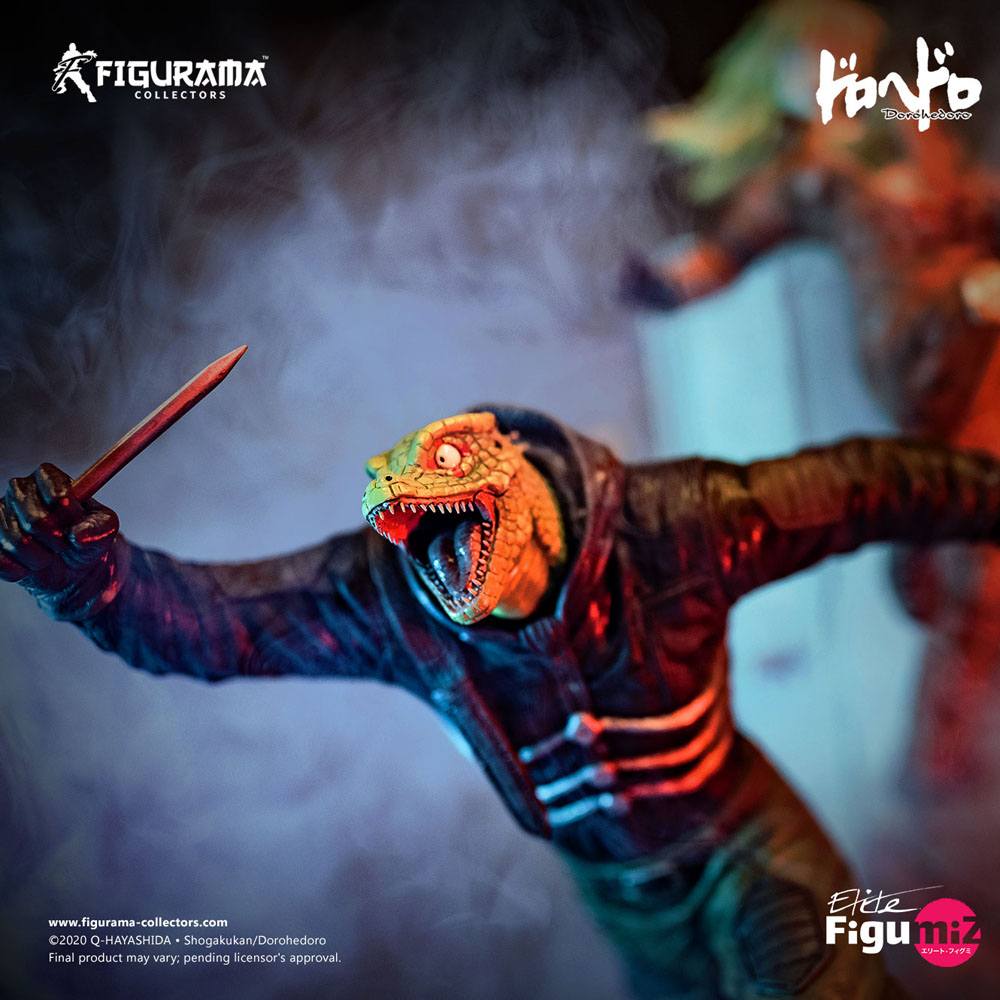 Dorohedoro Elite FigumiZ Diorama 1/8 Caimano e Nikaido 37 cm