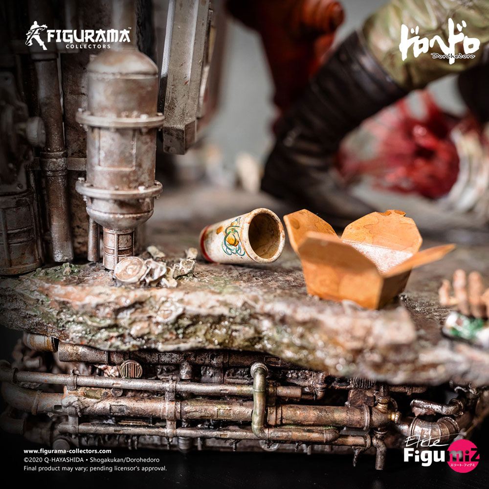Dorohedoro Elite FigumiZ Diorama 1/8 Caimano e Nikaido 37 cm