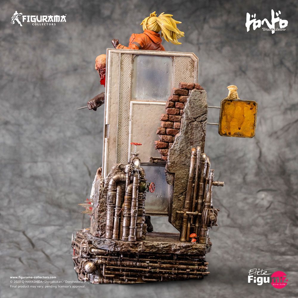 Dorohedoro Elite FigumiZ Diorama 1/8 Caimano e Nikaido 37 cm
