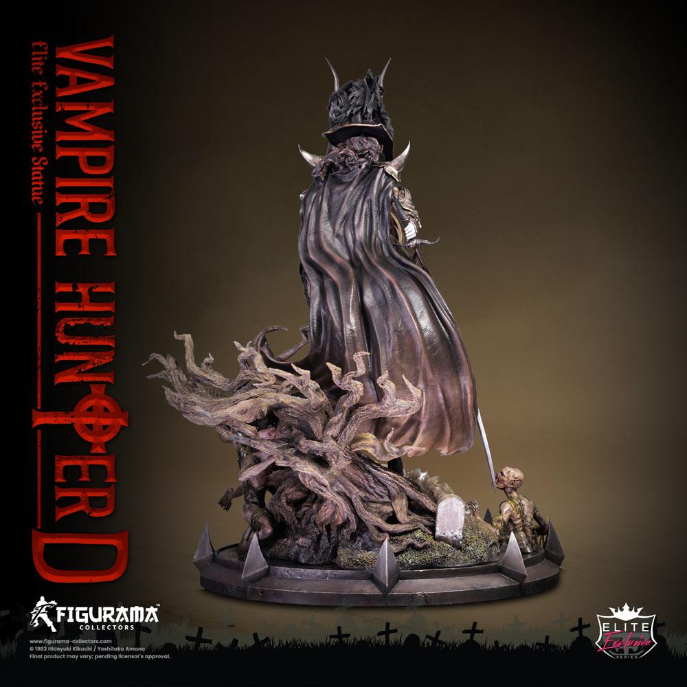 Statua esclusiva di Vampire Hunter D Elite 1/6 D a cavallo 79 cm