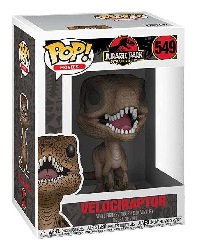 Jurassic Park POP! Movies Vinyl Figure Velociraptor 9 cm