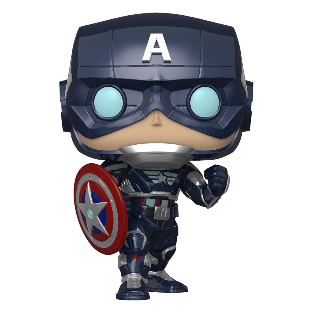 Marvel's Avengers (videogioco del 2020) POP! Figura in vinile Marvel Capitan America 9 cm