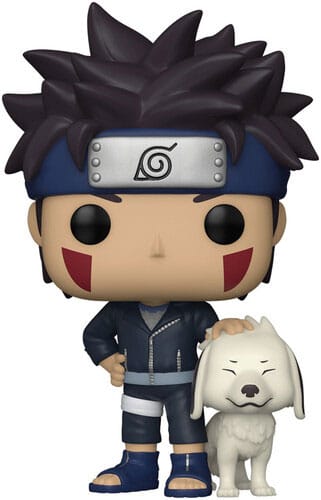 Naruto POP! Animation Vinyl Figure Kiba w/Akamaru 9cm