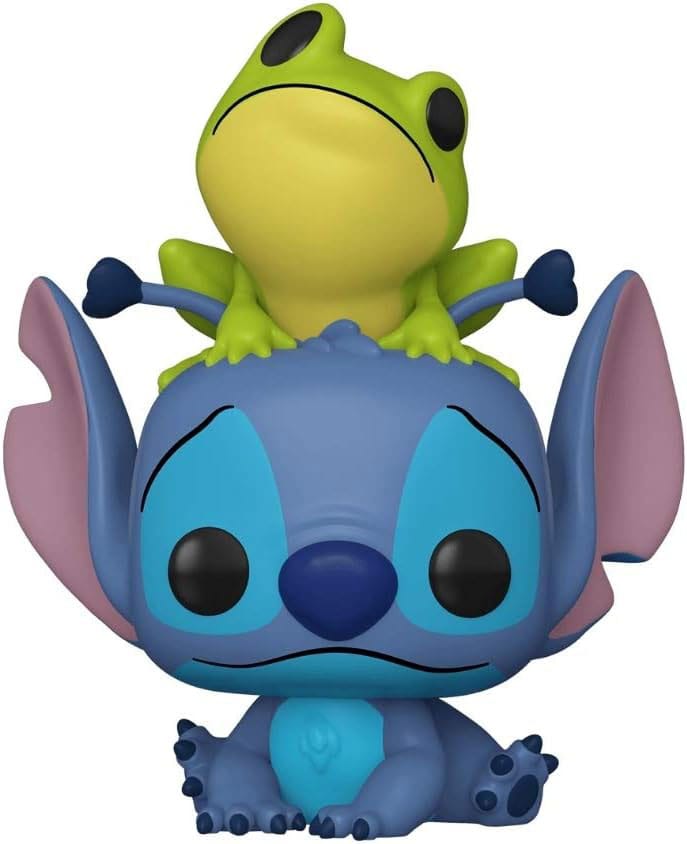 Lilo &amp; Stitch POP! Vinyl Figure Stitch w/Frog 9 cm