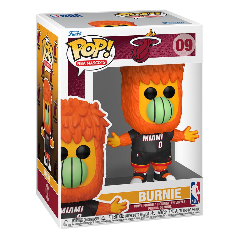 NBA Mascots POP! Miami Sports Vinyl Figure - Burnie 9 cm