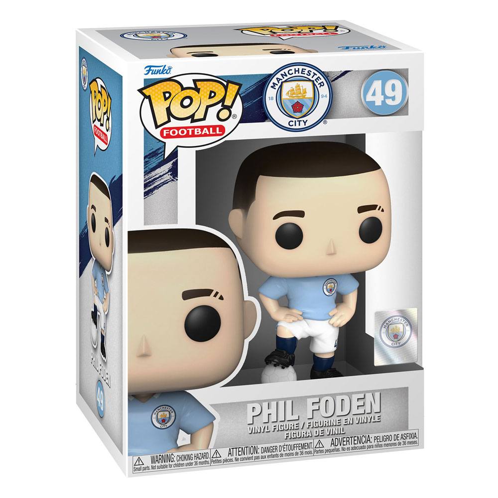Manchester City FC POP! Phil Foden Football Vinyl Figure 9cm