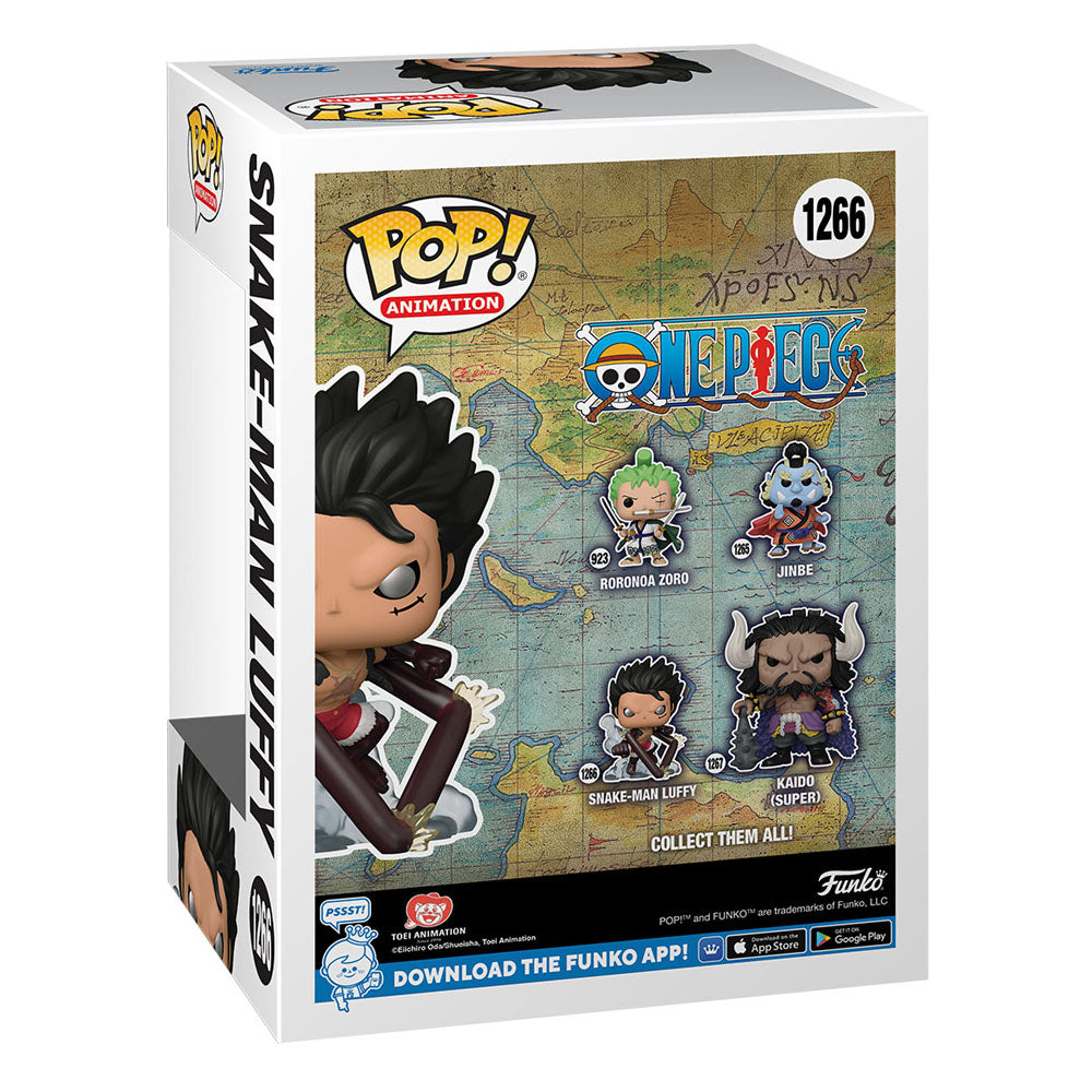 One Piece POP! Snake-Man Luffy Television Vinyl Figure 9cm