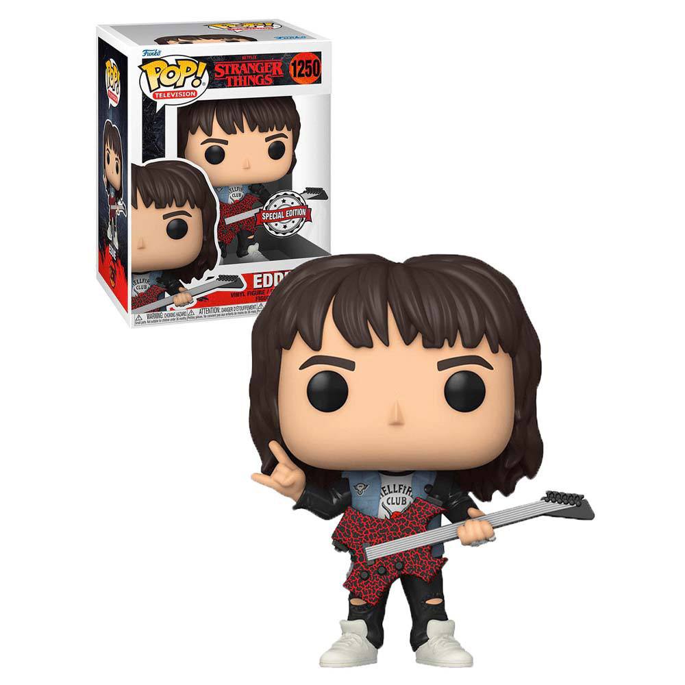 Stranger Things POP! Figura in vinile TV Eddie con chitarra Edizione speciale 9 cm