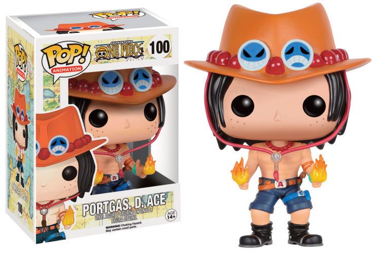 One Piece POP! Figura in vinile televisiva Portuguese D. Ace 9 cm