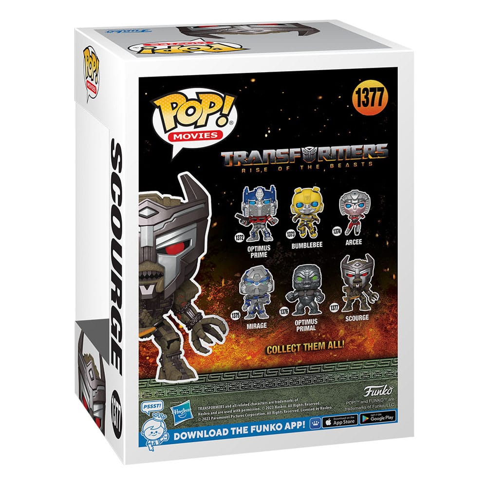 Transformers: L'ascesa delle bestie POP! Figura in vinile del film Scourge 9 cm