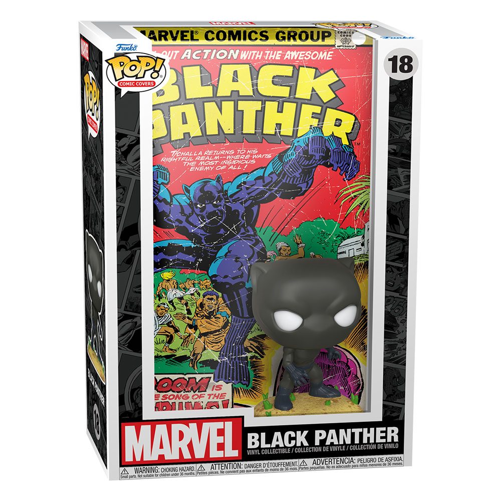 Marvel POP! Copertina del fumetto Figura in vinile Pantera Nera 9 cm